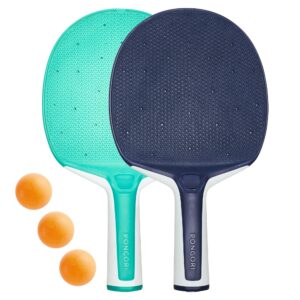 PONGORI Tischtennis-Set 2 robuste Schläger PPR 130 O und 3 Bälle