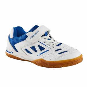 PONGORI Tischtennisschuhe Hallenschuhe Kinder - TTS 500 weiss/blau