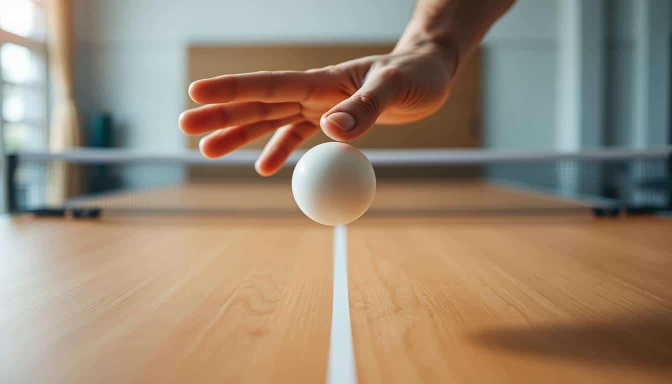 wie hoch muss der ball beim tischtennis aufschlag geworfen werden